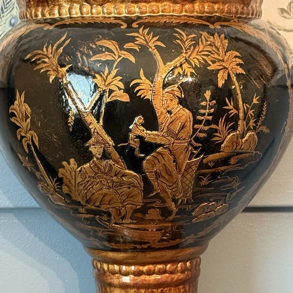 Chinoiserie Wall Vase Ceramic Wall‎ Pocket 11